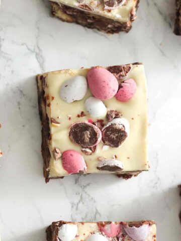 mini egg tray bake thumbnail image