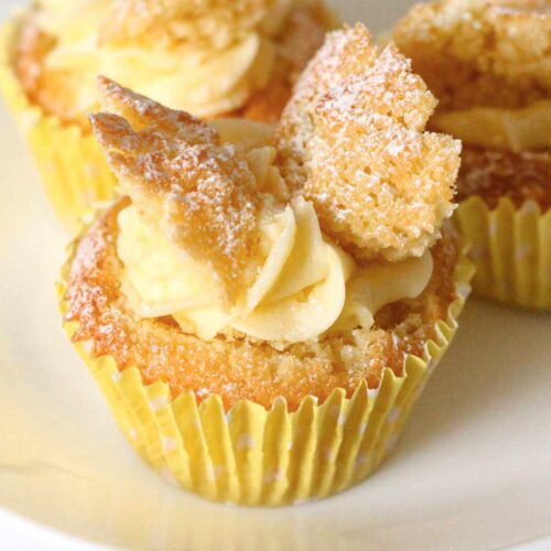 thumbnail image of lemon butterfly cakes