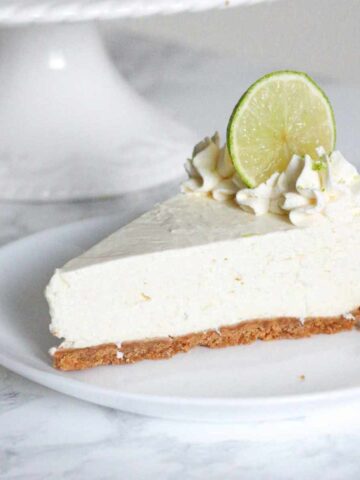 thumbnail image of no bake lime and ginger cheesecake