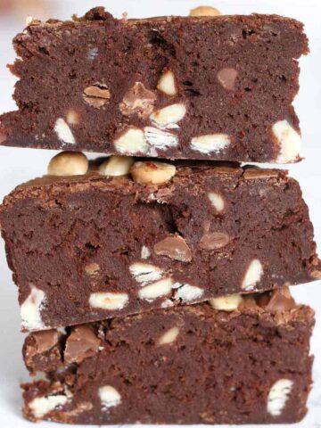 thumbnail image of triple chocolate brownies