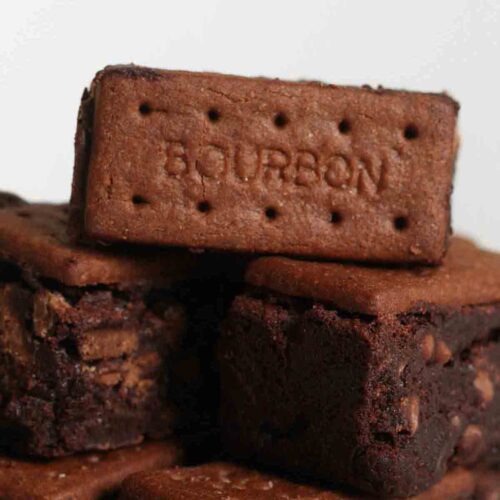 thumbnail image of bourbon biscuit brick brownies