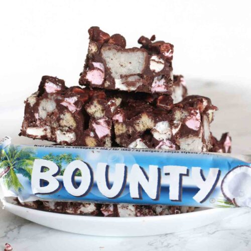 bounty coconut rocky road image