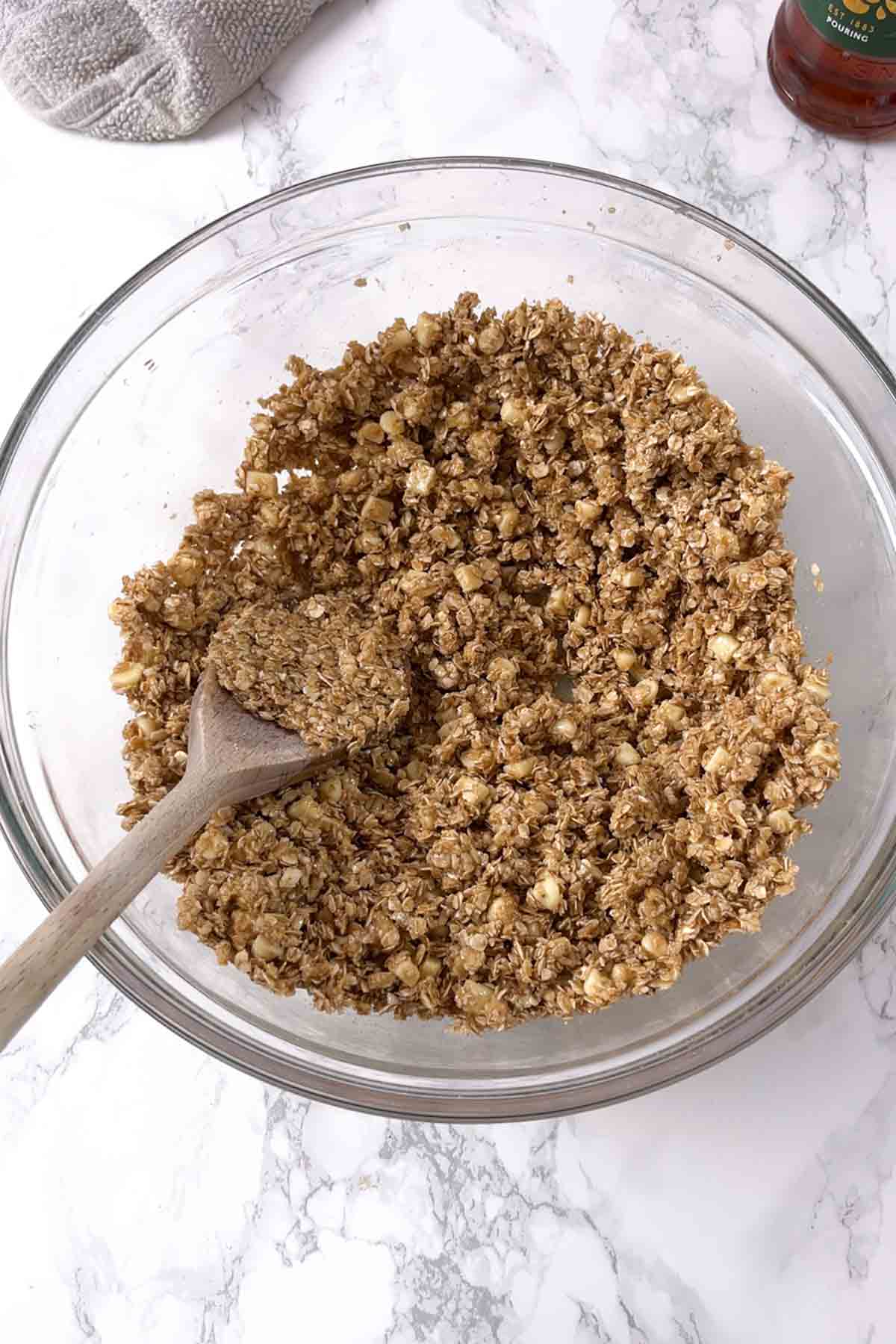 ingredients mixed together in a bowl