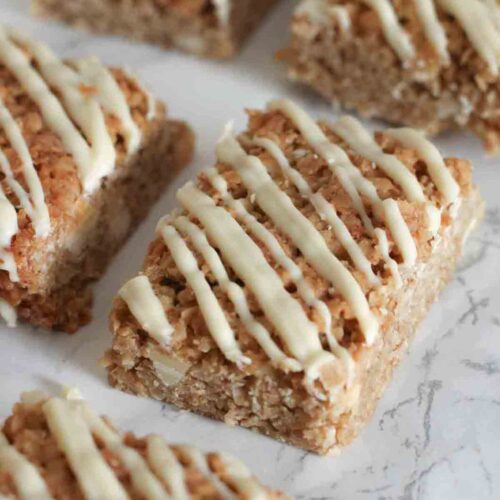 thumbnail image of white chocolate flapjacks