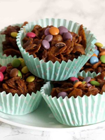 thumbnail image of chocolate cornflake cakes on a plate