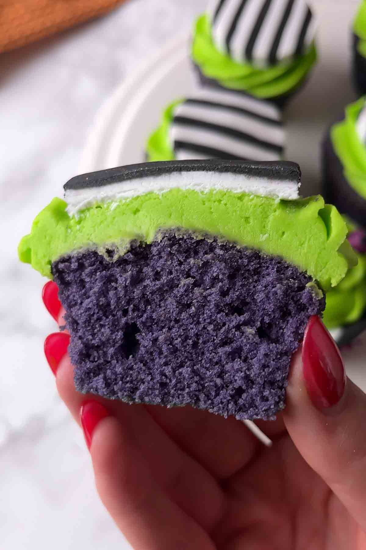 inside of cupcake