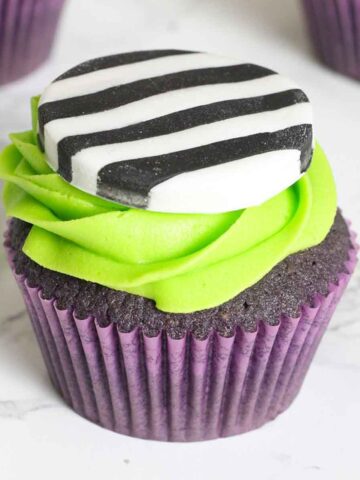 thumbnail image of beetlejuice cupcakes
