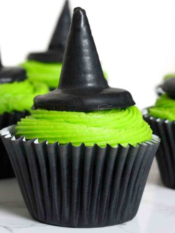 thumbnail image of wicked elphaba black and green good witch cupcakes