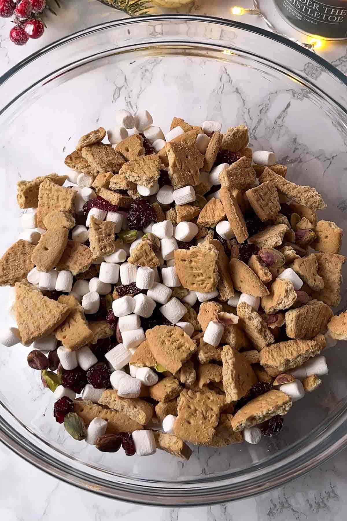 dry ingredients in a bowl