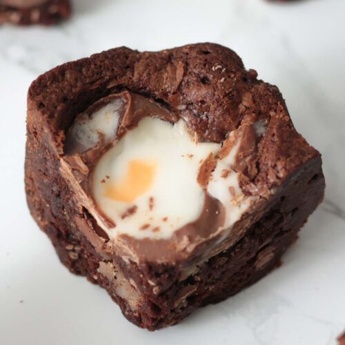 creme egg brownies thumbnail image
