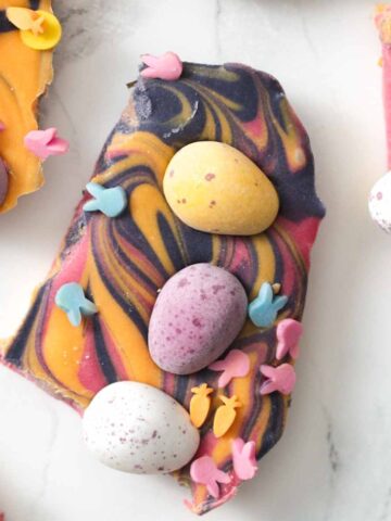 thumbnail image of mini egg chocolate bark