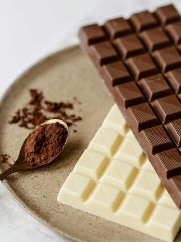 best chocolate for brownies thumbnail image of white and dark chocolate bars