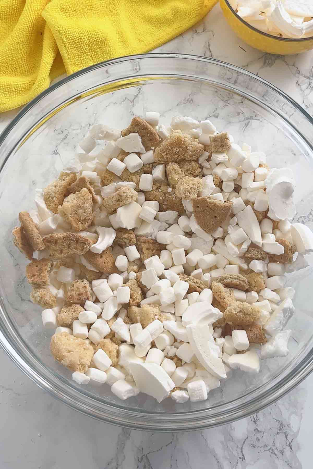 dry ingredients mixed together in a bowl