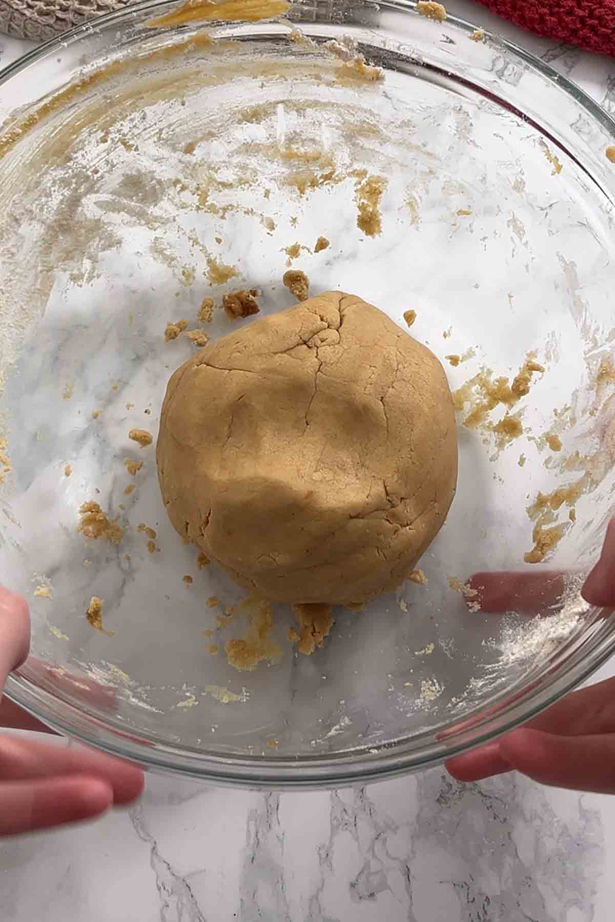 ball of shortbread dough