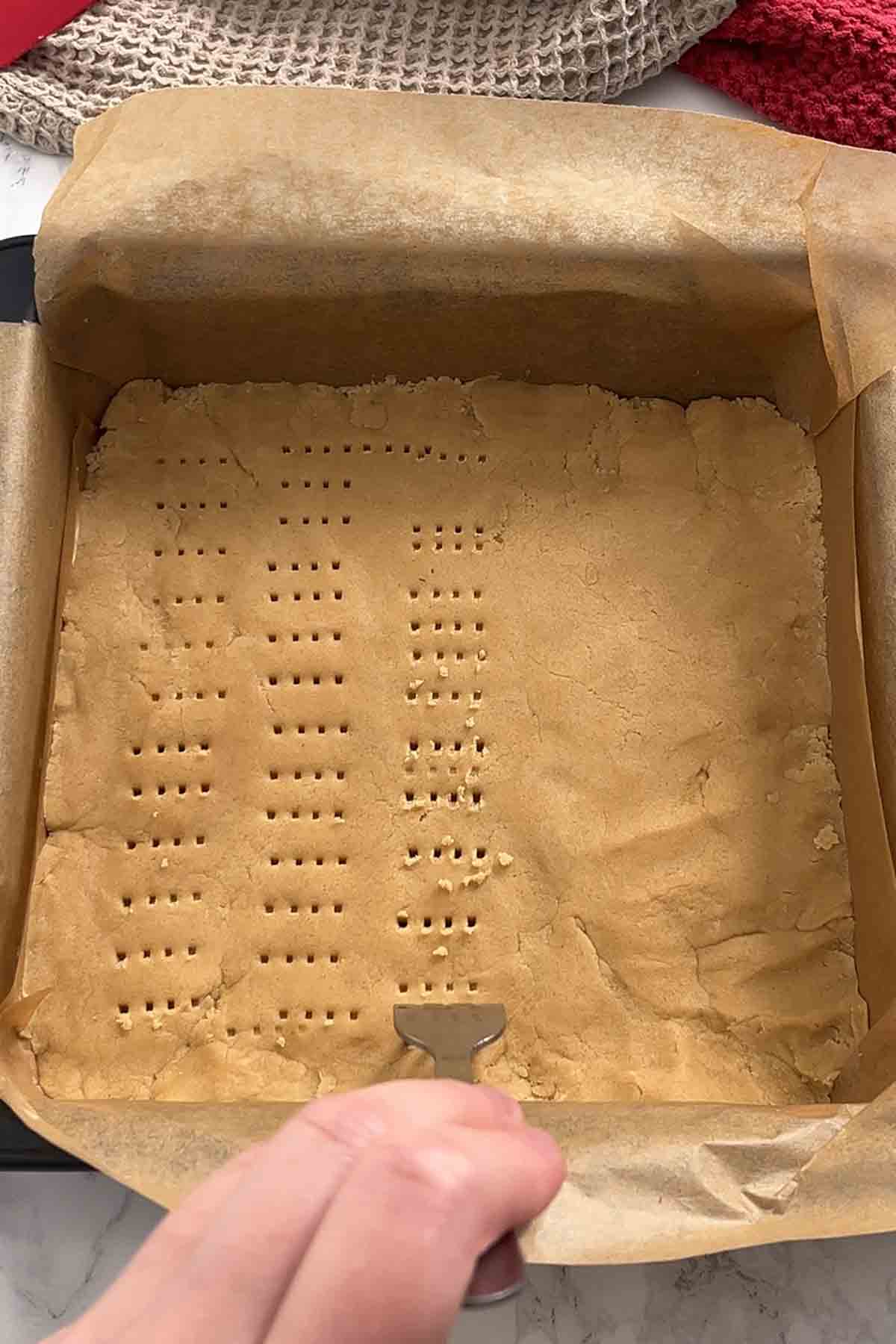docking the shortbread