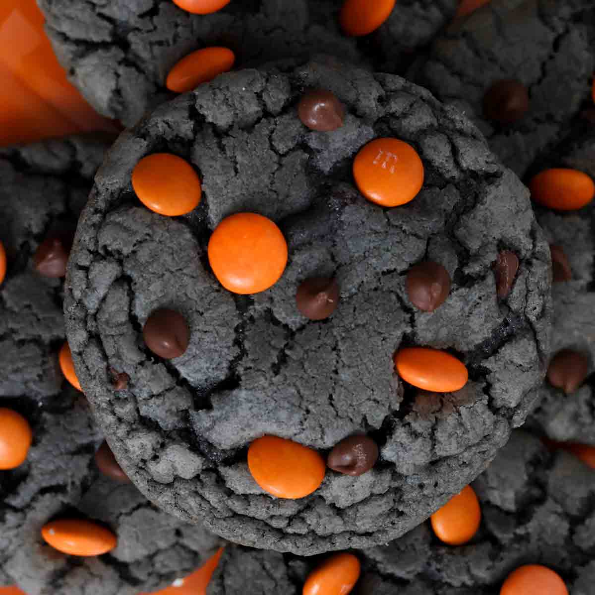 halloween chocolate chip cookies thumbnail image
