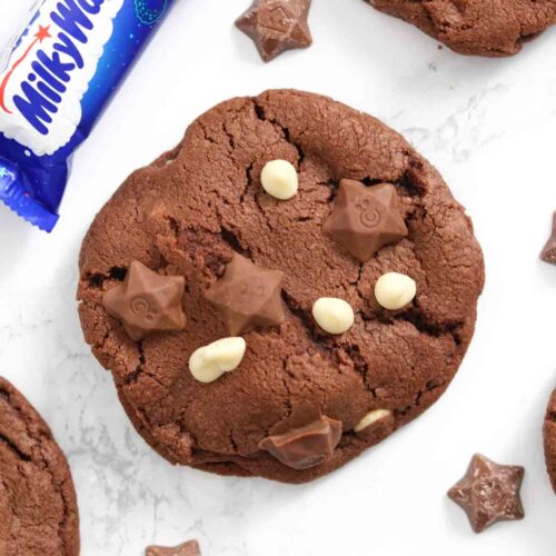 image of chocolate milky way cookies