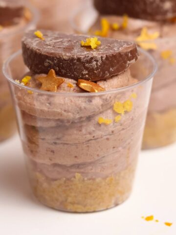 thumbnail image of mini chocolate orange cheesecakes