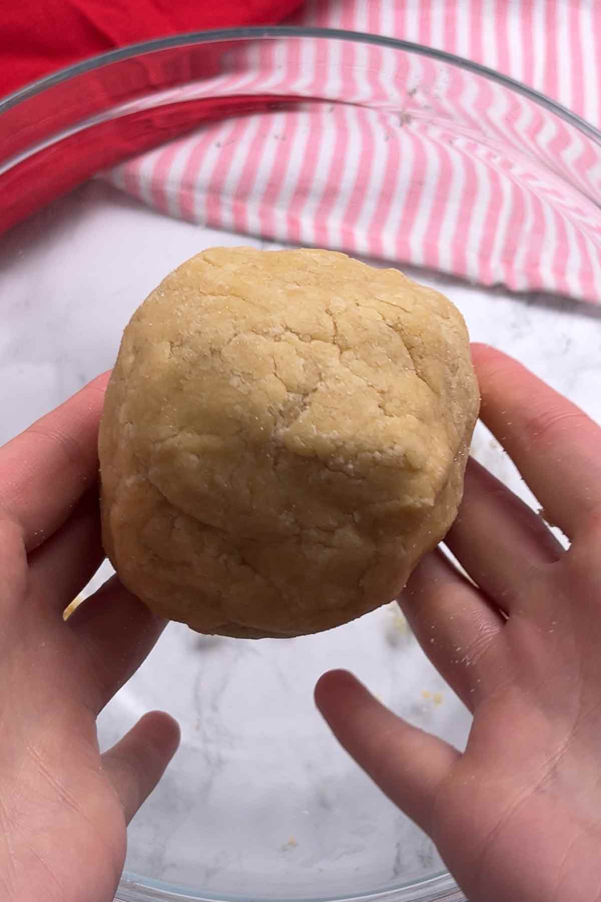 ball of shortbread dough