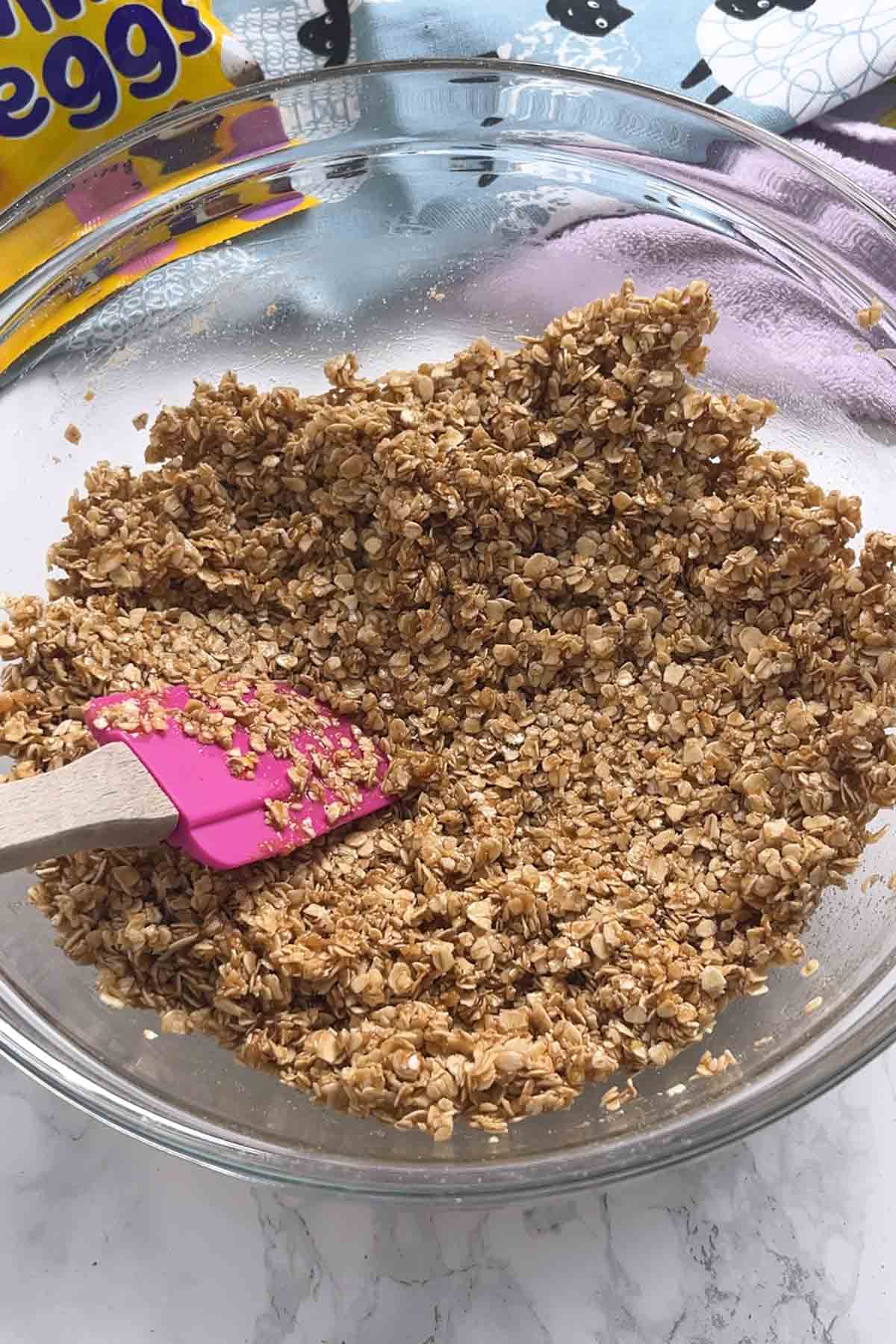 ingredients mixed together in a bowl