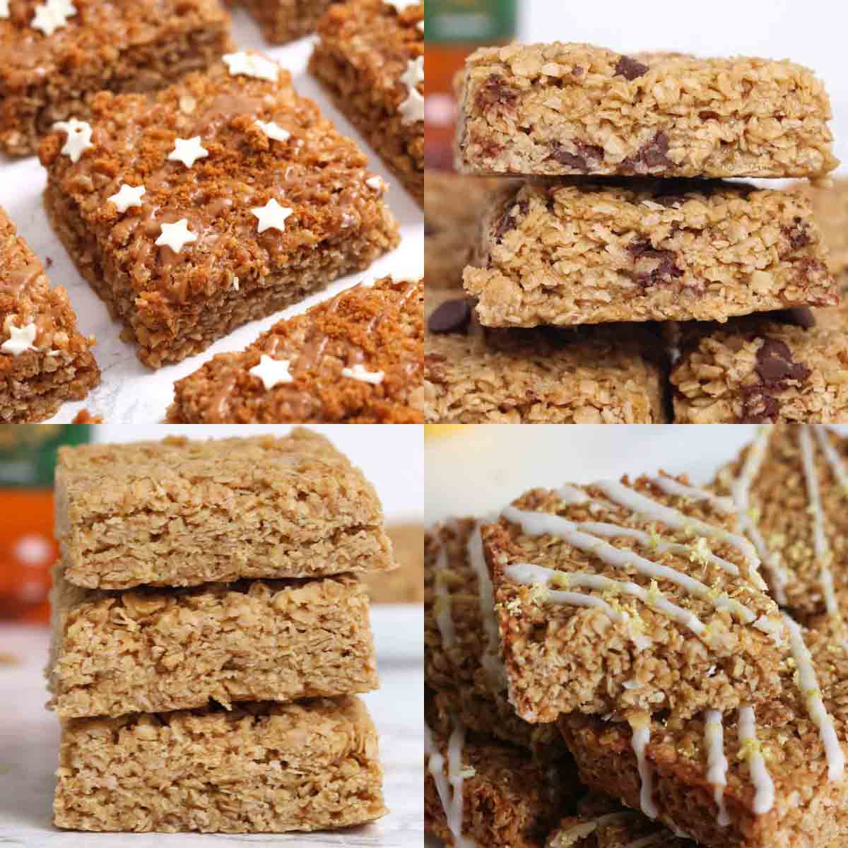 flapjack recipes thumbnail image collage
