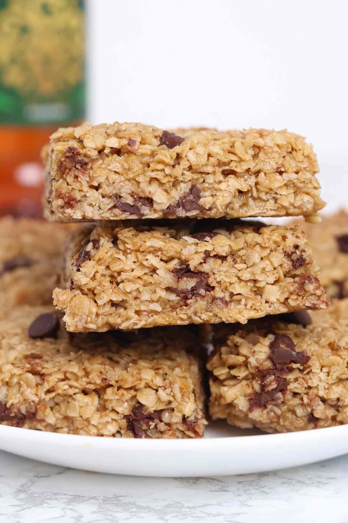 image of a stack of flapjacks for flavour ideas post