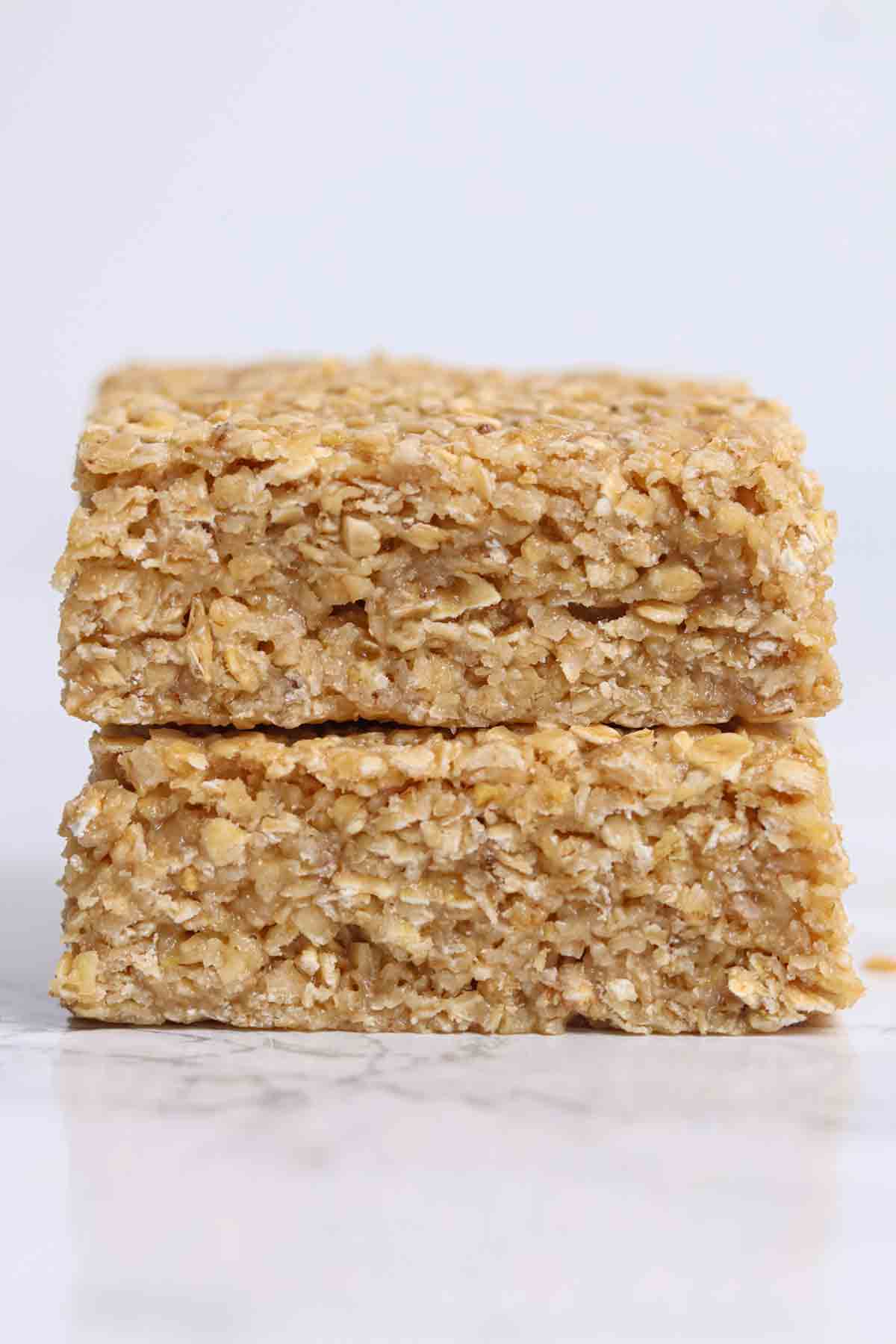 stack of 2 condensed milk flapjacks