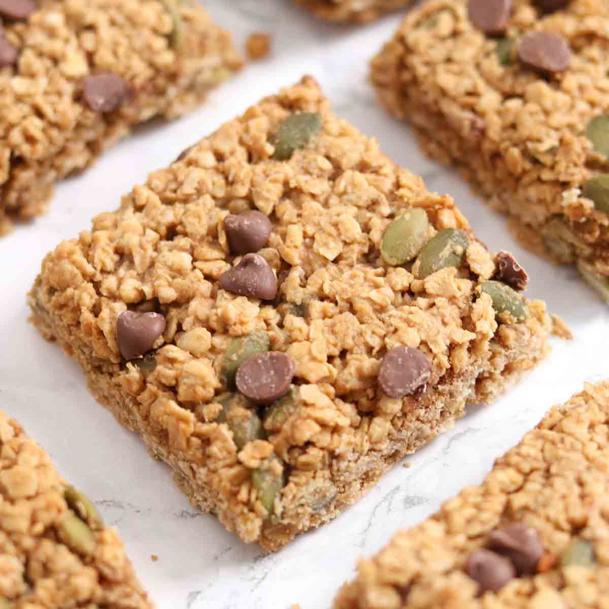 thumbnail image of protein flapjack slice